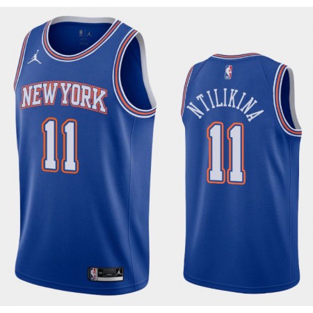 Maglia New York Knicks Frank Ntilikina 11 2020-21 Jordan Brand Statement Edition Swingman - Uomo